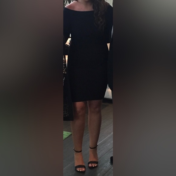 Bebe Long Sleeve Bandage Dress - Picture 9 of 10